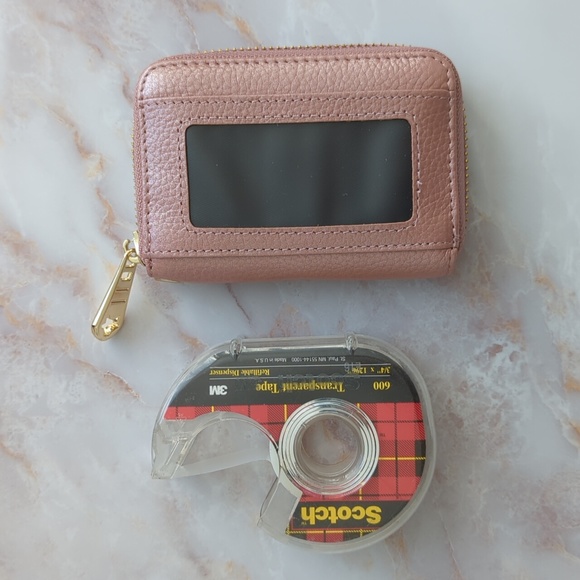 Pink card holder/wallet - like new - Picture 3 of 5